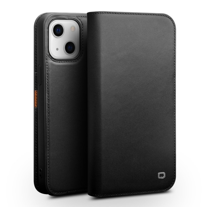 Housse iPhone 13 mini QIALINO Portefeuille Support Modèle 2