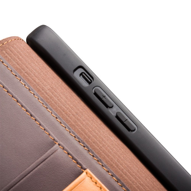 Housse iPhone 13 mini QIALINO Portefeuille Support Modèle 2
