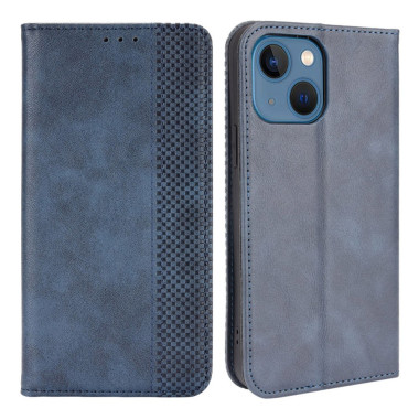 Housse iPhone 13 mini Portefeuille Support Rétro