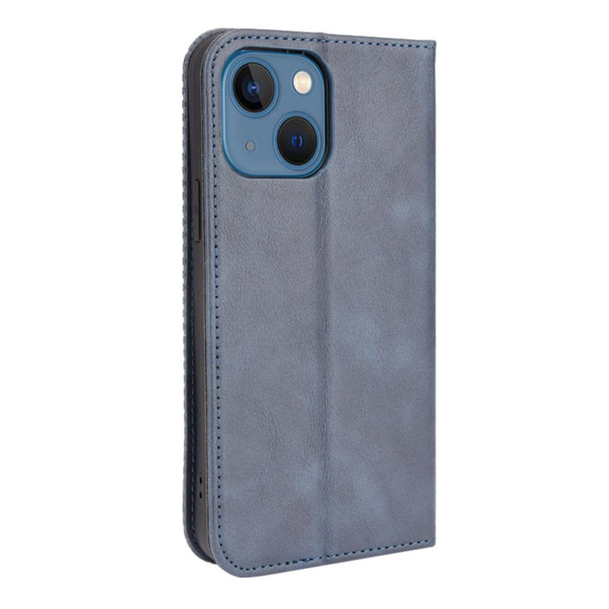 Housse iPhone 13 mini Portefeuille Support Rétro