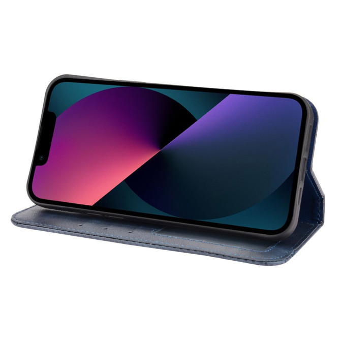 Housse iPhone 13 mini Portefeuille Support Rétro