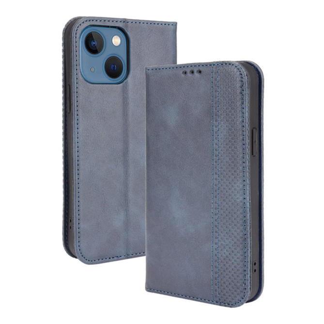 Housse iPhone 13 mini Portefeuille Support Rétro