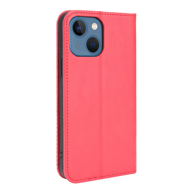 Housse iPhone 13 mini Portefeuille Support Rétro
