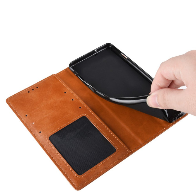 Housse iPhone 13 mini Portefeuille Support Rétro