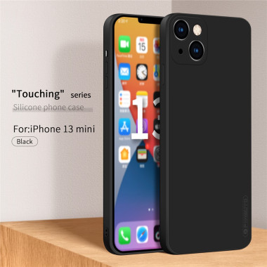 Coque iPhone 13 mini Silicone Liquide Modèle 2