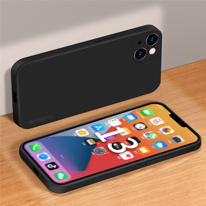 Coque iPhone 13 mini Silicone Liquide Modèle 2