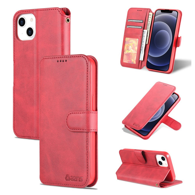 Housse iPhone 13 mini AZNS Portefeuille Support Magnétique
