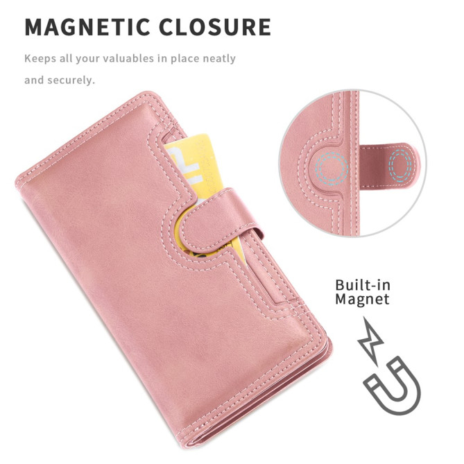 Housse iPhone 13 mini Portefeuille Support avec Dragonne Modèle 2