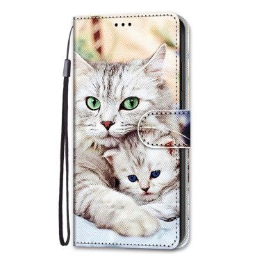 Housse iPhone 13 mini Big Cat Hugs Kitten