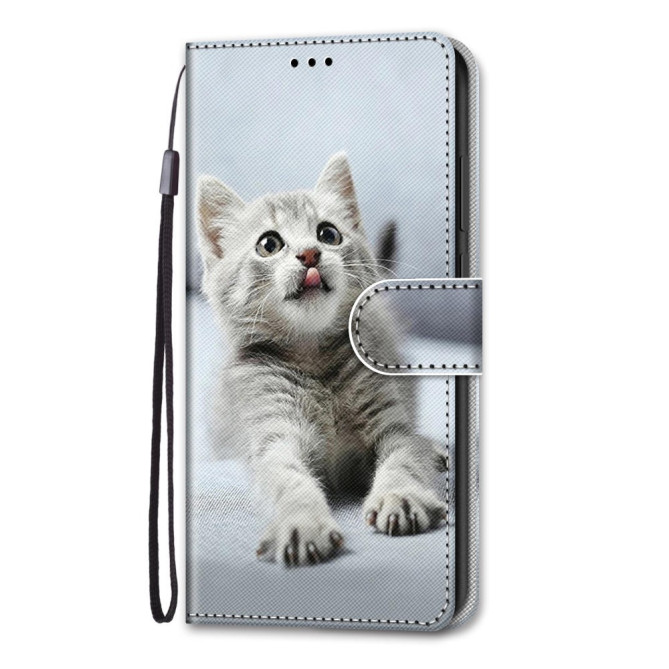 Housse iPhone 13 mini Grey Cat