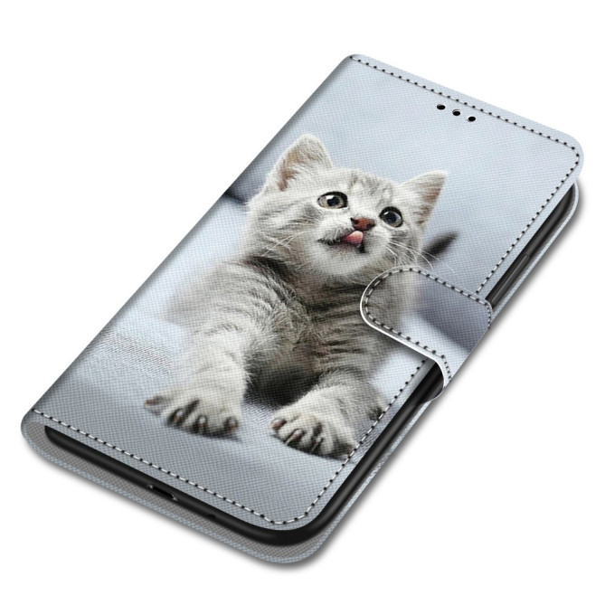 Housse iPhone 13 mini Grey Cat