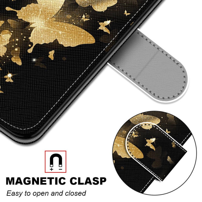 Housse iPhone 13 mini Golden Butterflies Modèle 2