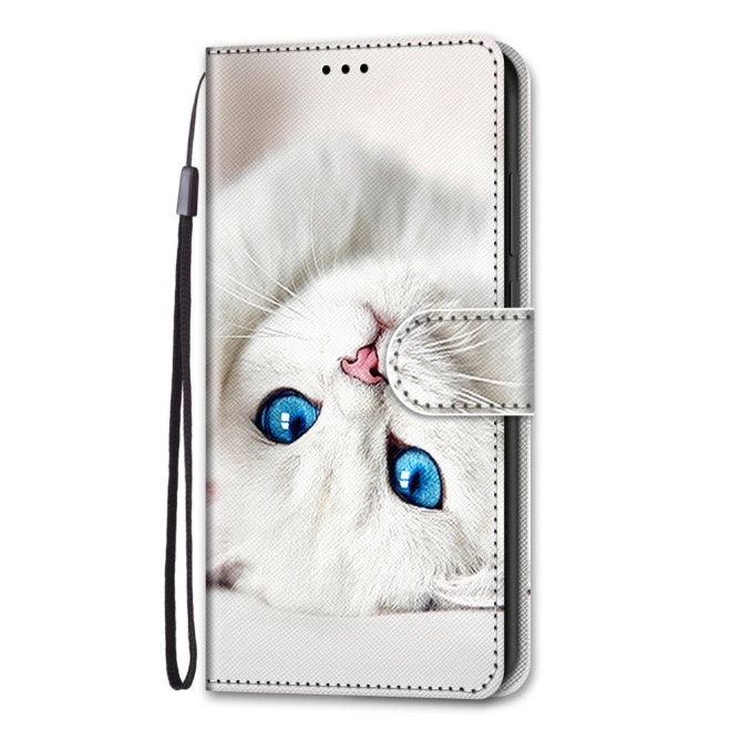 Housse iPhone 13 mini White Cat