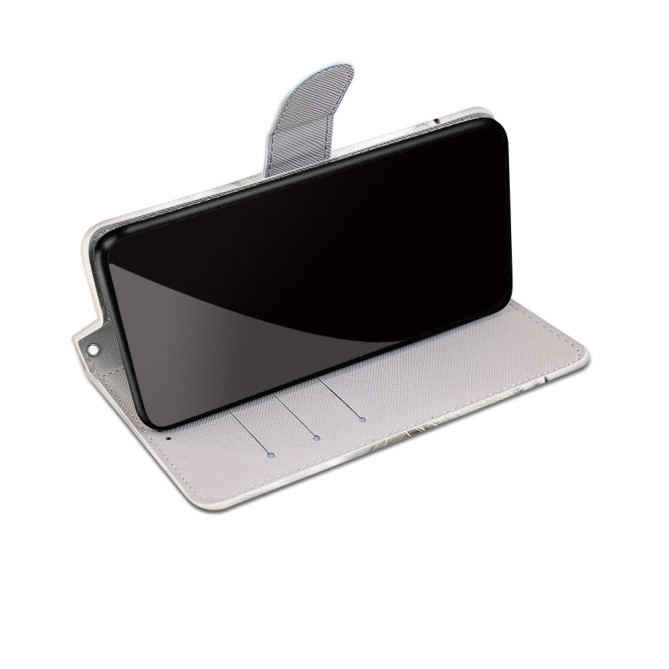 Housse iPhone 13 mini White Cat