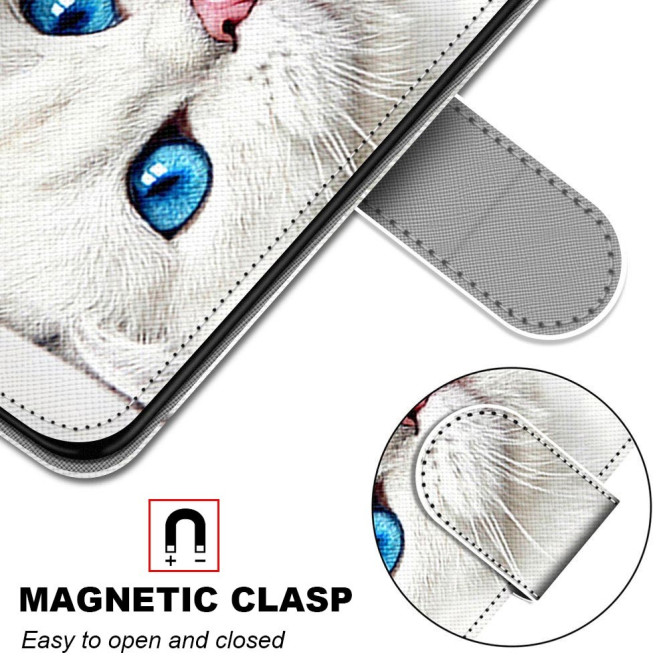 Housse iPhone 13 mini White Cat