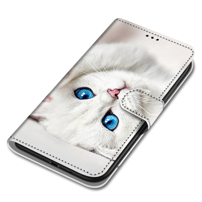 Housse iPhone 13 mini White Cat