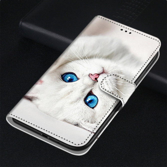 Housse iPhone 13 mini White Cat