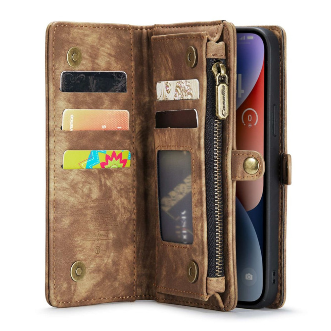 Housse iPhone 13 mini CASEME Portefeuille Support Détachable