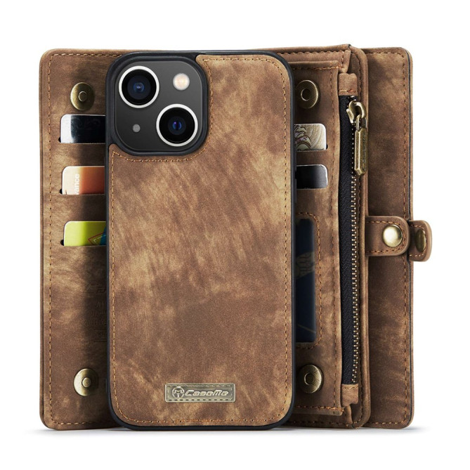 Housse iPhone 13 mini CASEME Portefeuille Support Détachable