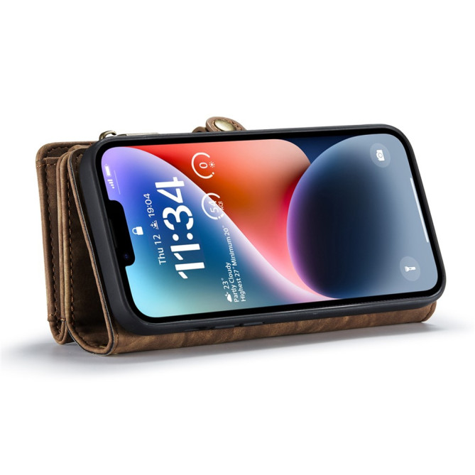 Housse iPhone 13 mini CASEME Portefeuille Support Détachable
