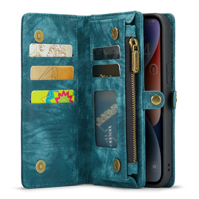 Housse iPhone 13 mini CASEME Portefeuille Support Détachable