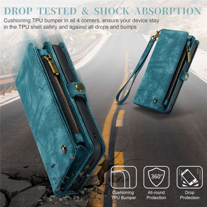 Housse iPhone 13 mini CASEME Portefeuille Support Détachable