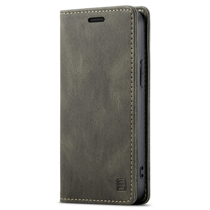 Housse iPhone 13 mini AUTSPACE Portefeuille RFID Rétro