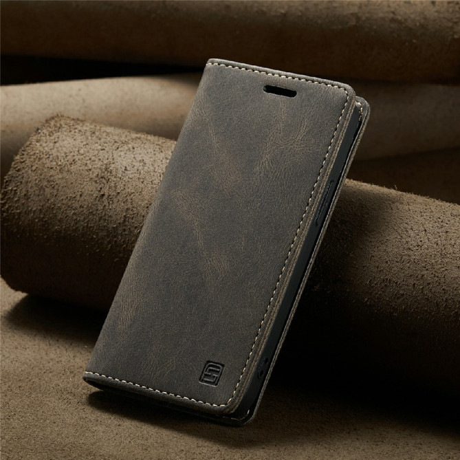 Housse iPhone 13 mini AUTSPACE Portefeuille RFID Rétro