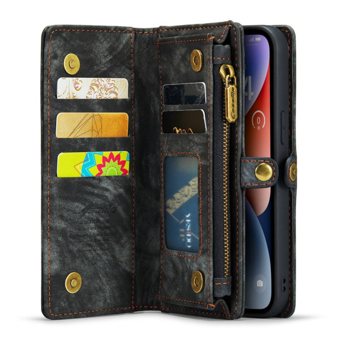 Housse iPhone 13 mini CASEME Portefeuille Support Détachable