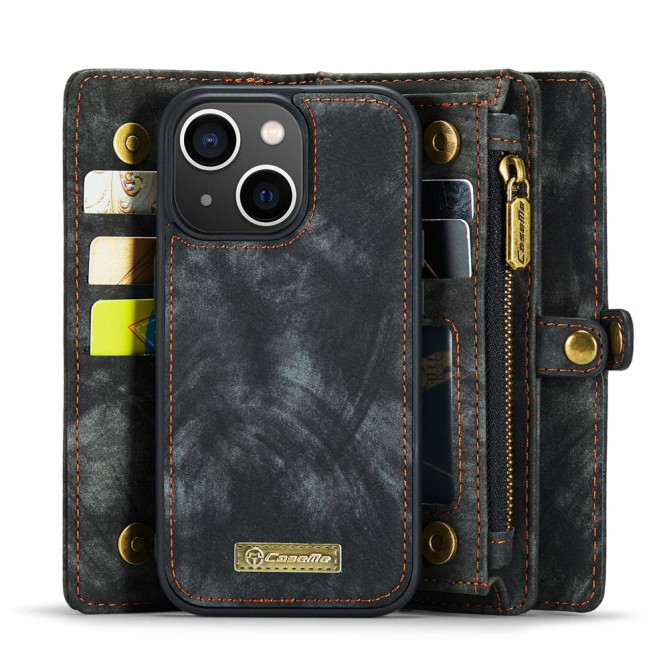 Housse iPhone 13 mini CASEME Portefeuille Support Détachable