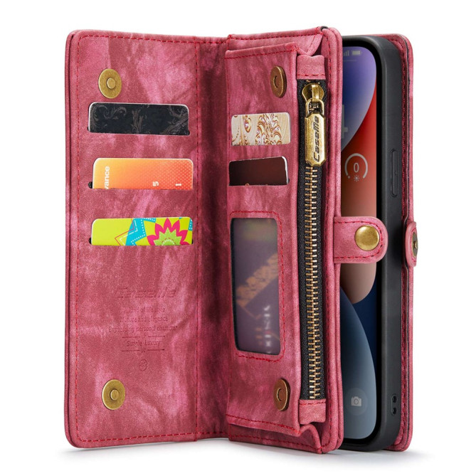 Housse iPhone 13 mini CASEME Portefeuille Support Détachable