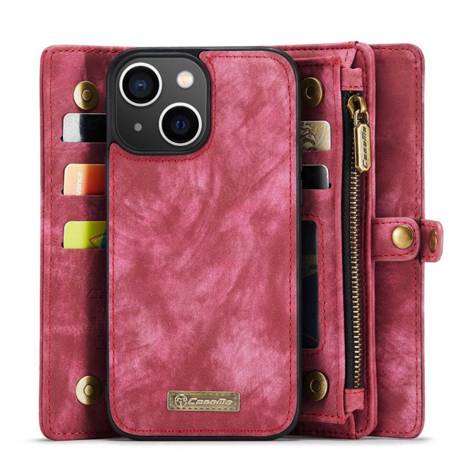 Housse iPhone 13 mini CASEME Portefeuille Support Détachable