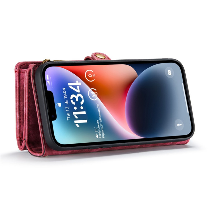 Housse iPhone 13 mini CASEME Portefeuille Support Détachable