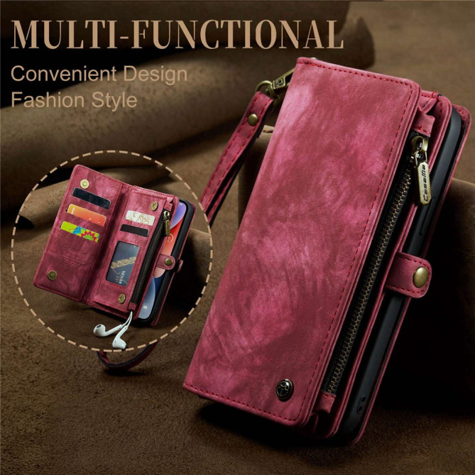 Housse iPhone 13 mini CASEME Portefeuille Support Détachable