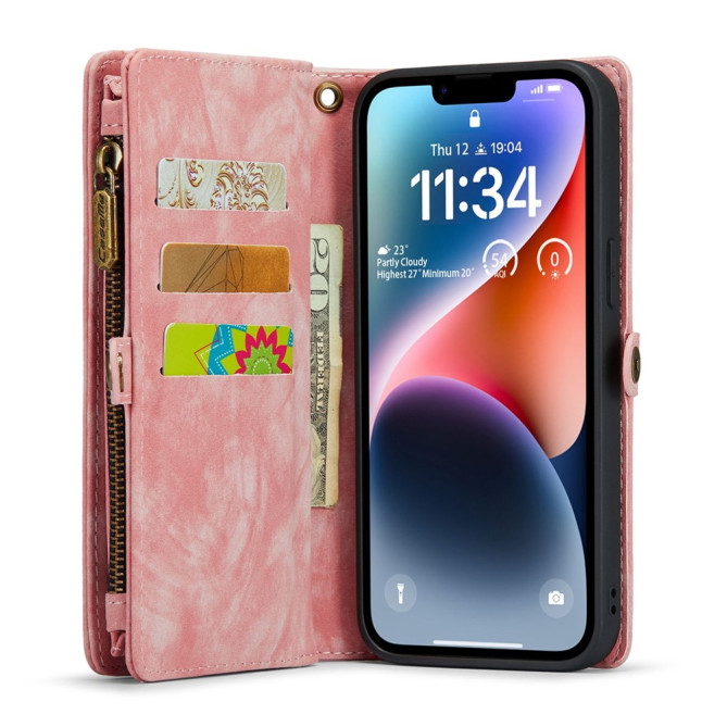 Housse iPhone 13 mini CASEME Portefeuille Support Détachable