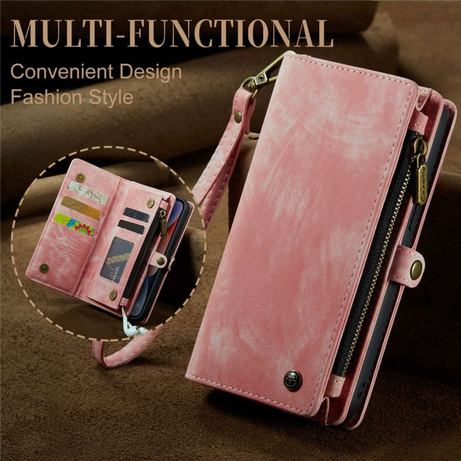 Housse iPhone 13 mini CASEME Portefeuille Support Détachable