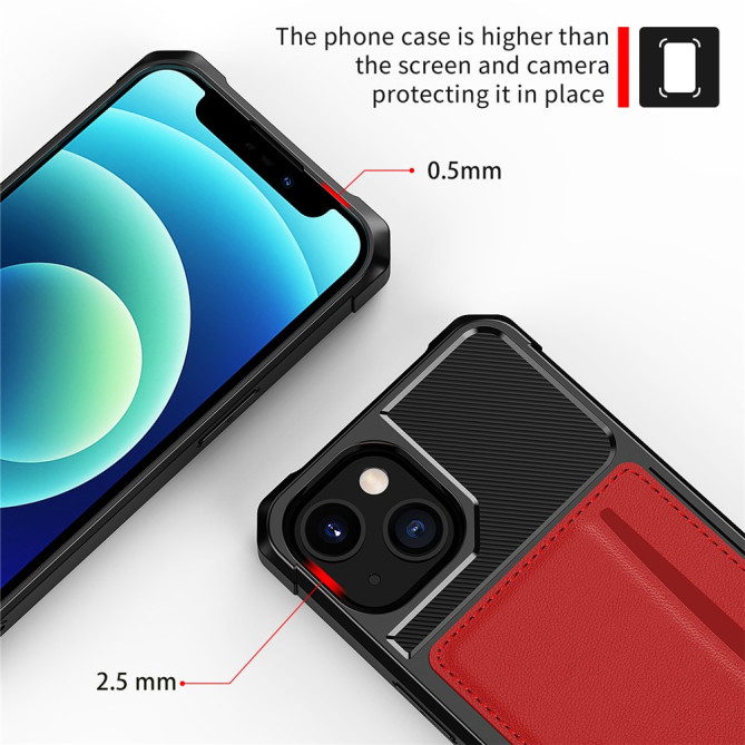 Coque iPhone 13 mini YB Portefeuille Modèle 5