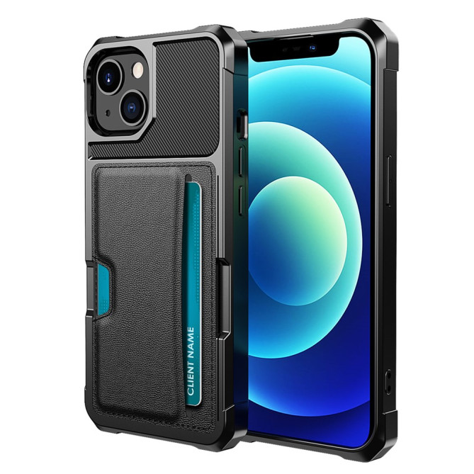 Coque iPhone 13 mini YB Portefeuille Modèle 5