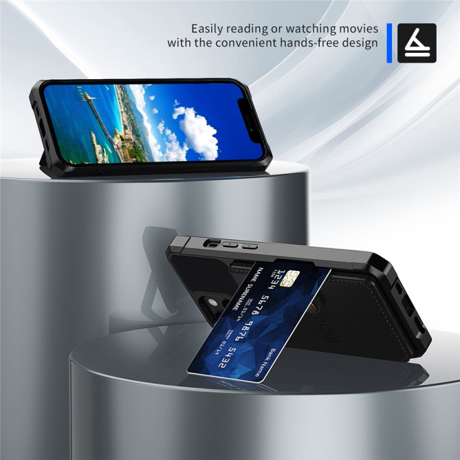 Housse iPhone 13 mini Portefeuille Magnétique Modèle 2