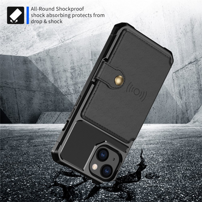 Housse iPhone 13 mini Portefeuille Magnétique Modèle 2