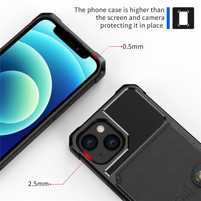 Housse iPhone 13 mini Portefeuille Magnétique Modèle 2