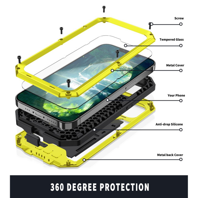 Housse iPhone 13 mini Waterproof avec Support