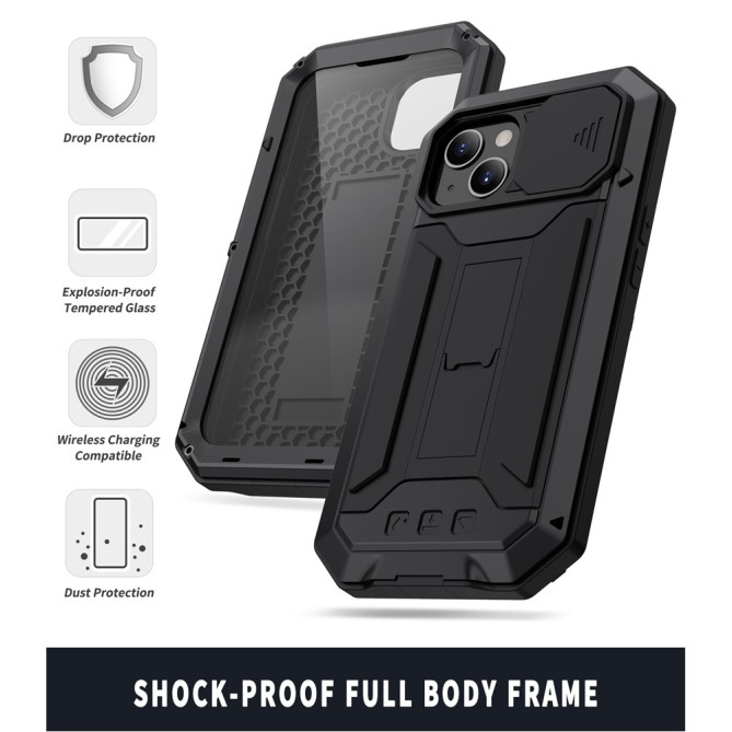 Housse iPhone 13 mini Waterproof avec Support