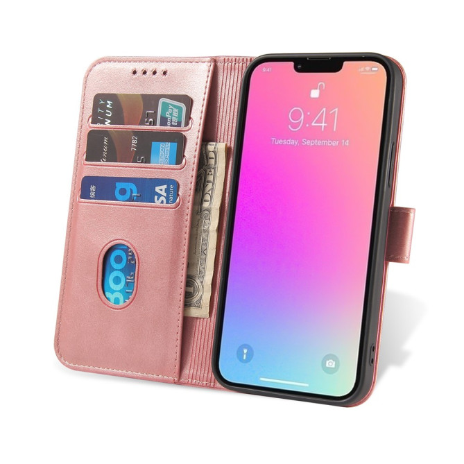 Housse iPhone 13 mini Portefeuille Support Magnétique Modèle 6