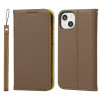 Housse iPhone 13 mini Portefeuille Support Cuir Véritable Modèle 3