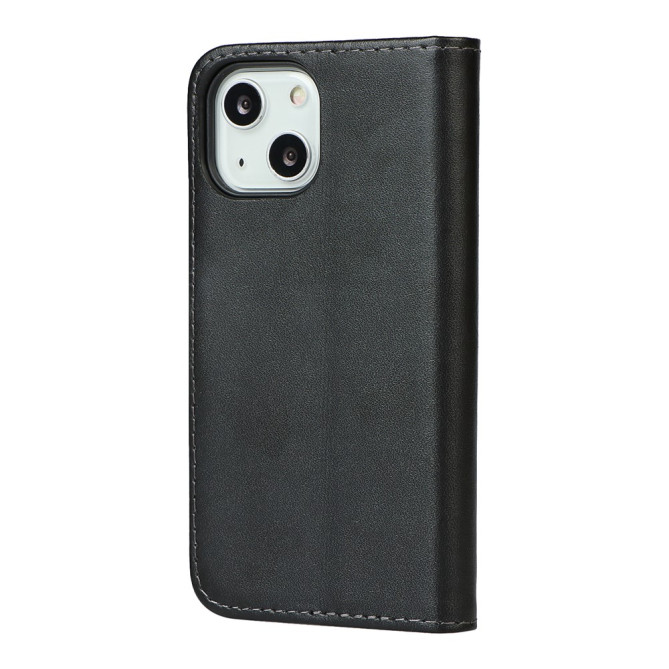 Housse iPhone 13 mini Portefeuille Support Cuir Véritable Modèle 2