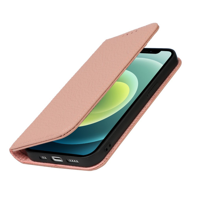 Housse iPhone 13 mini Portefeuille Support Cuir Véritable Modèle 3