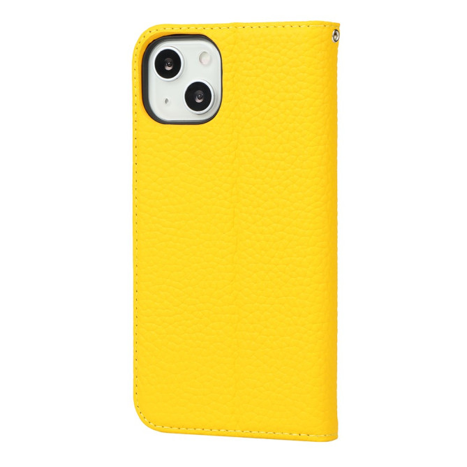 Housse iPhone 13 mini Portefeuille Support Cuir Véritable Modèle 3