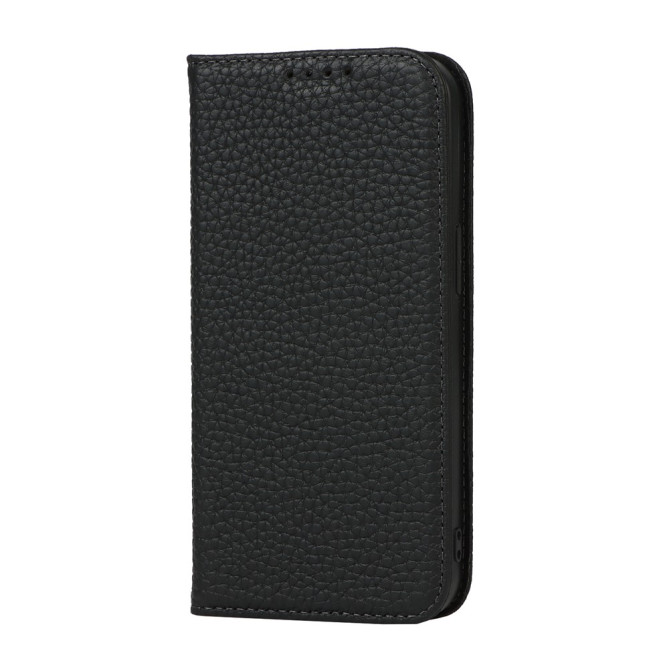 Housse iPhone 13 mini Portefeuille Support Cuir Véritable Modèle 3