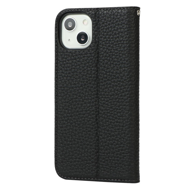 Housse iPhone 13 mini Portefeuille Support Cuir Véritable Modèle 3